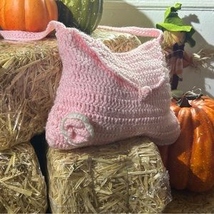 Crocheted purse